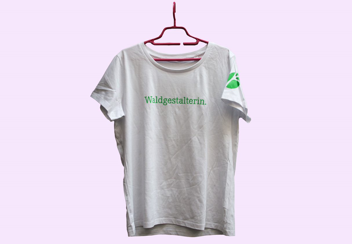 Waldgestalterin-Shirt grün - M