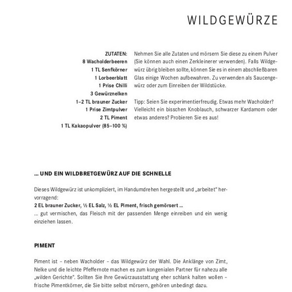 Wildkochbuch – Wilder Genuss	